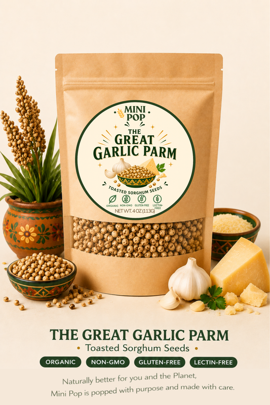 🧄THE GREAT GARLIC PARM - Toasted Sorghum Seeds